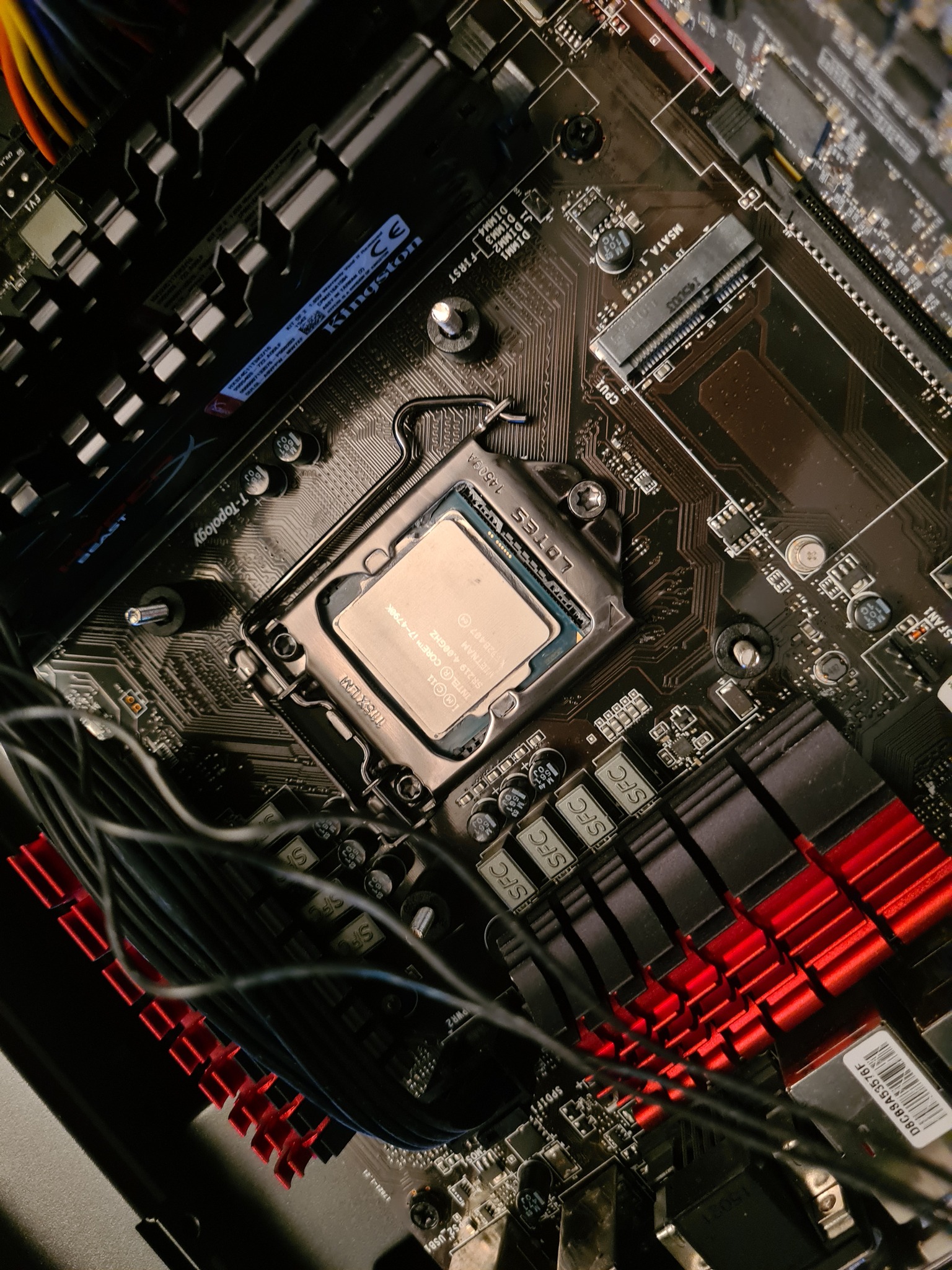 Le pc de notre client avait énormément de latence.