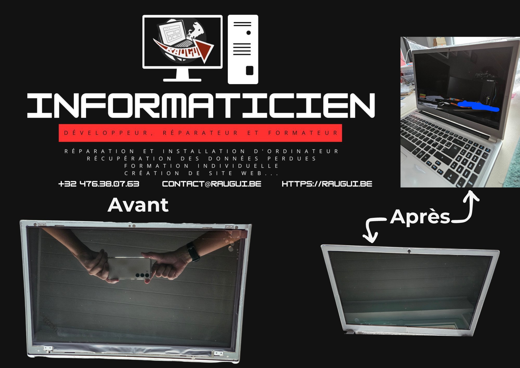Réparation – Mon dernier défi : Transformez l'impossible en possible ! par Raugui Informatique