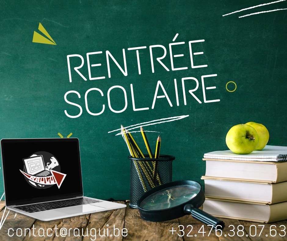 Réparation – La rentrée scolaire approche tout doucement… et votre matériel est-il prêt ? 🖥️⌨️🖨 par Raugui Informatique